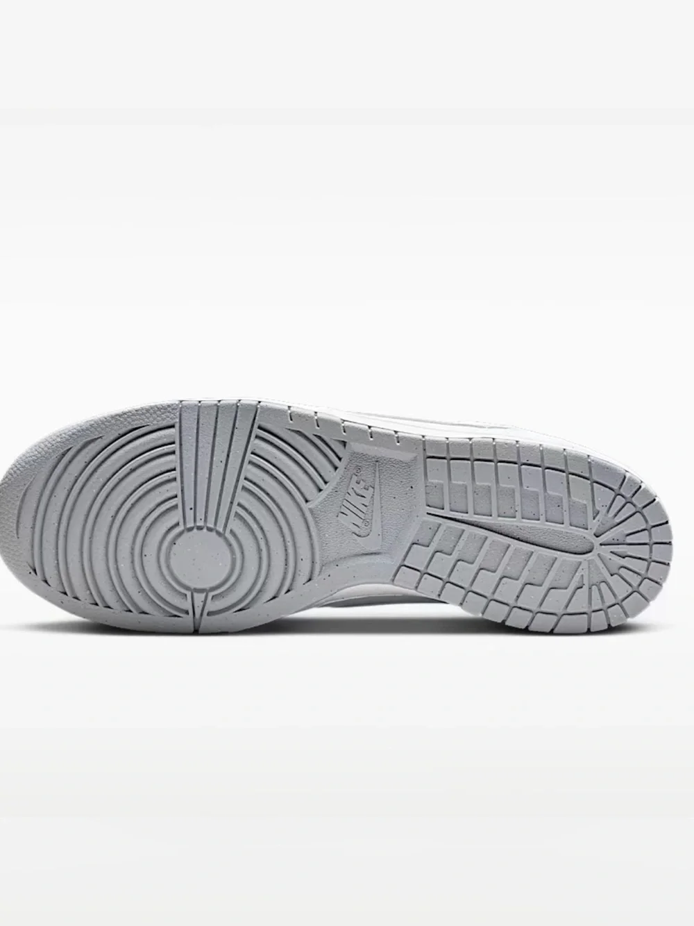 Nike Men’s White Sneakers with Gray Swoosh